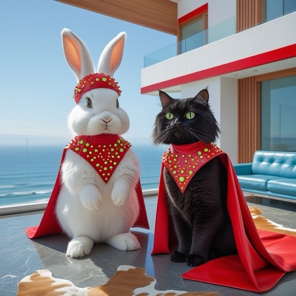 HANDCRAFTED digital art animal print fashion and interior design NWT print - Picture 1 of 15